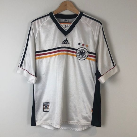 adidas Other - Adidas Germany 1998 Home Jersey - White, Size Large